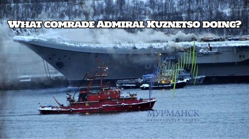 What comrade Admiral Kuznetsov doing?