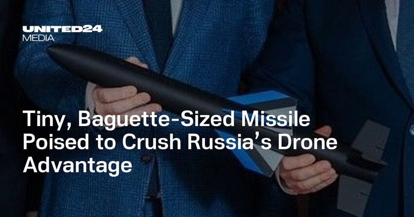 Estonia creates a tiny baguette-sized missile to take out Russian drones.