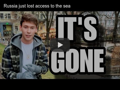 Russia has mostly lost access to the sea.