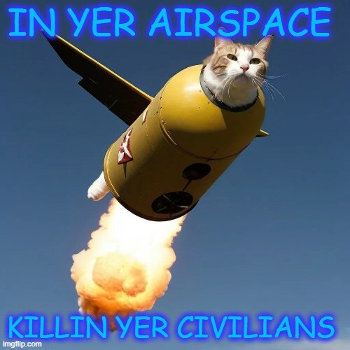 Article headline said 'car bomb', someone read that as 'cat bomb', and someone else posted a cat bomb.