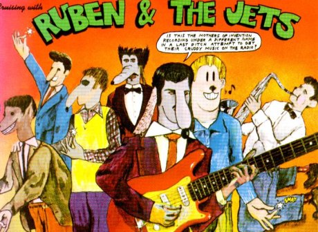 album cover from Frank Zappa's 'Cruising with Ruben and the Jets' 