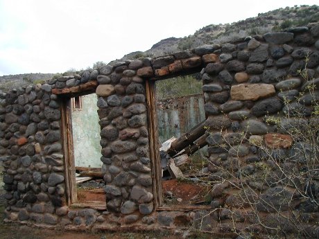 abandoned structure in the Coconino National Forest