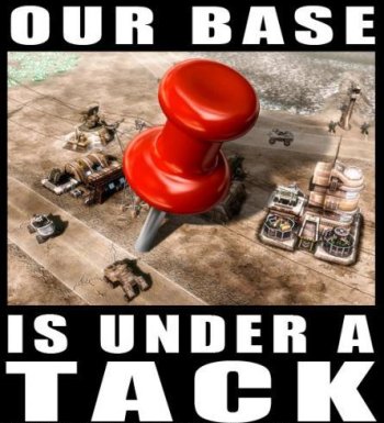 our base is under a tack