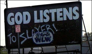 God listens (to Slayer!)