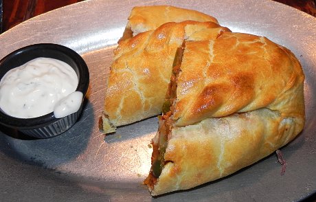 chicken tikka masala pasty at Cornish Pasty Co.