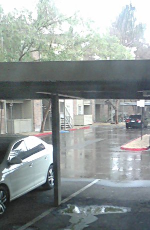 light rain in Tempe