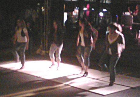 tap dancers dancing to 'Everlong' by the Foo Fighters