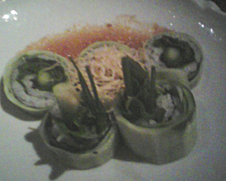 vegetable roll at Sushi Roku, half price but still good