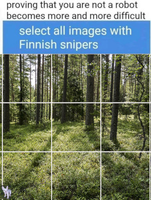select all images with Finnish snipers