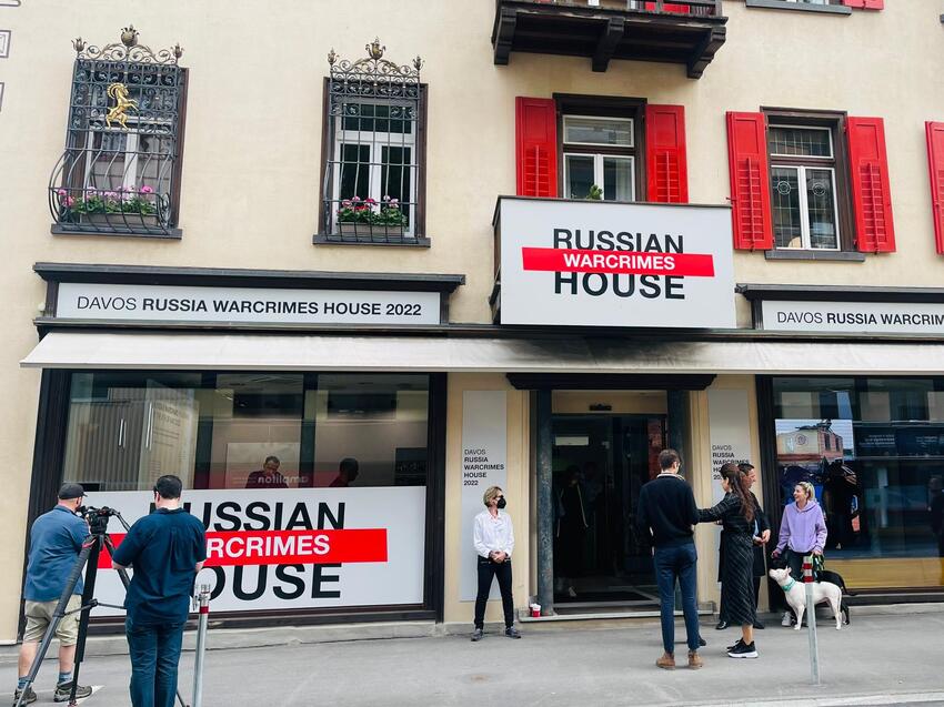 Davos Russian War Crimes House 2022