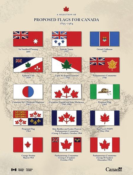 proposed flags for Canada 1895-1964