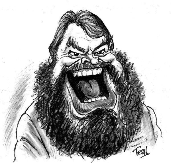Brian Blessed laughing