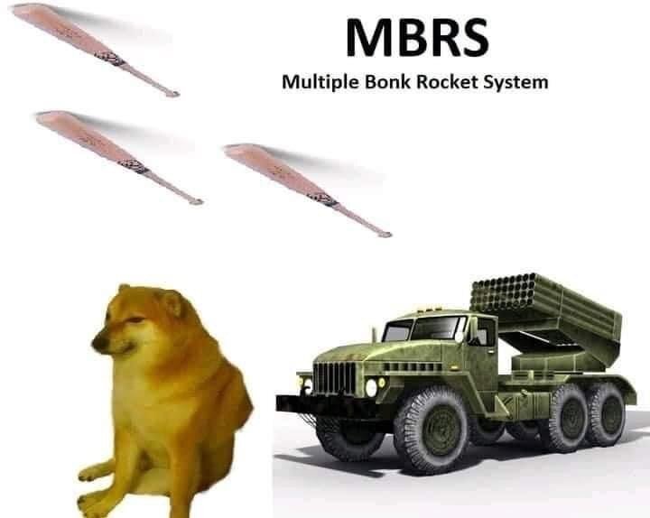 fella with a GRAD labeled 'Multiple Bonk Rocket System'