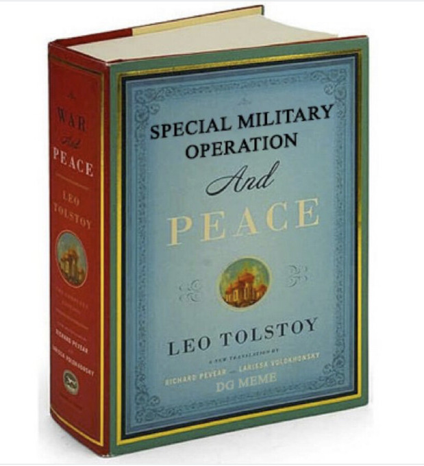 Special Military Operation and Peace, by Leo Tolstoy