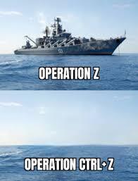 operation Z: Moskva, Operation Ctrl-Z: Moskva sunk