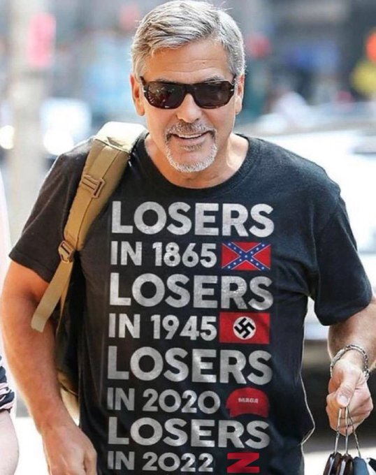 Losers in 1865: Confederates. Losers in 1945: Nazis. Losers in 2020: MAGA. Losers in 2022: Russians.