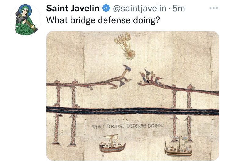 What bridge defense doing?