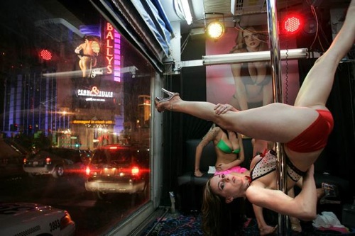 stripper on pole