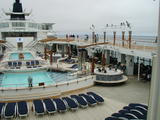 The pool on the ship